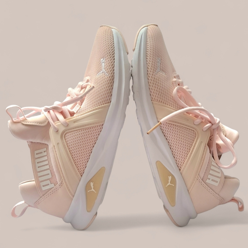 Puma Womens Enzo 2 Trainers Sz 8 Rosewater NWOT